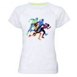Женская футболка для спорта Run - PrintSalon
