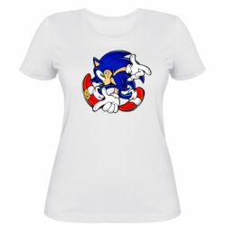 Женская футболка Running sonic