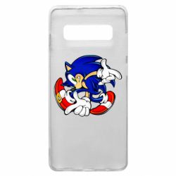 Чохол для Samsung S10+ Running sonic - PrintSalon