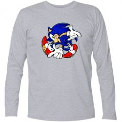 Футболка з довгим рукавом Running sonic - PrintSalon