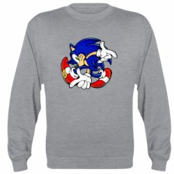 Світшот Running sonic - PrintSalon
