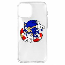Чехол для iPhone 12 mini Running sonic-PrintSalon Чехол для iPhone 12 mini Running sonic
