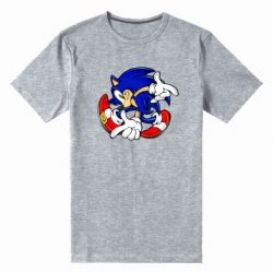 Чоловіча преміум футболка Running sonic - PrintSalon