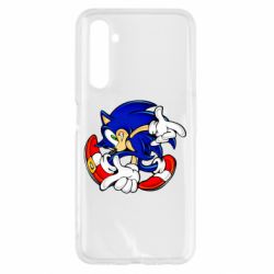 Чохол для Realme 6 Running sonic - PrintSalon