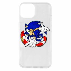 Чохол для iPhone 14 Running sonic - PrintSalon