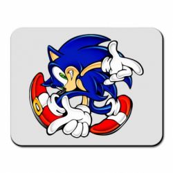 Килимок для миші Running sonic - PrintSalon