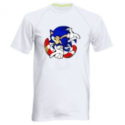 Чоловіча футболка для спорту Running sonic - PrintSalon