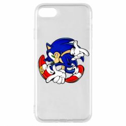 Чохол для iPhone 8 Running sonic - PrintSalon