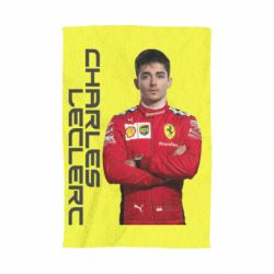 Полотенце с принтом F1 Charles Leclerc - PrintSalon