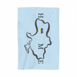 Полотенце с принтом Home. Map of Ukraine - PrintSalon