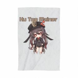 Полотенце с принтом Hu Tao Mainer - PrintSalon