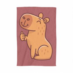 Полотенце с принтом Капибара лайк - PrintSalon