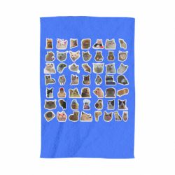 Полотенце с принтом Коты мем. - PrintSalon