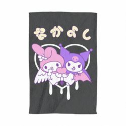 Полотенце с принтом Kuromi and My Melody - PrintSalon
