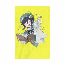 Полотенце с принтом Радостный Венти - PrintSalon