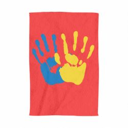 Рушник з принтом Руки Україна