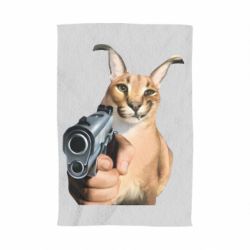 Полотенце с принтом Шлепа с пистолетом - PrintSalon