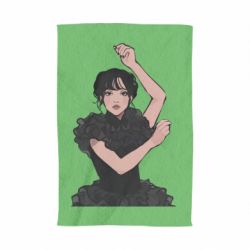 Полотенце с принтом Уэнсдей арт - PrintSalon