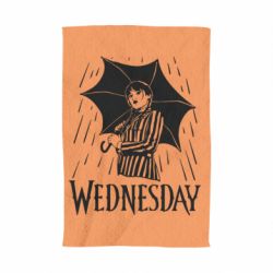 Рушник з принтом Венздей Вдамс и зонт - PrintSalon