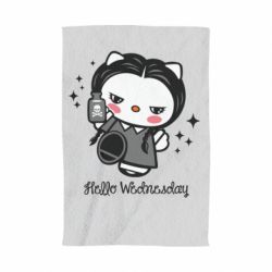 Полотенце с принтом Wednesday Hello Kitty - PrintSalon