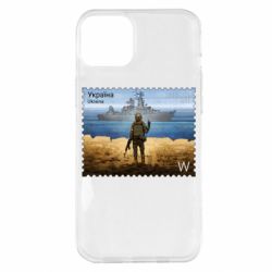 Чехол для iPhone 14 Plus русский корабль иди на@ - PrintSalon