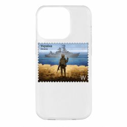 Чехол для iPhone 14 Pro русский корабль иди на@ - PrintSalon