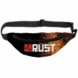 3D-сумки на пояс Rust logo with background - PrintSalon