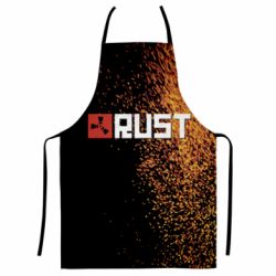 Фартук с 3D принтом Rust logo with background - PrintSalon