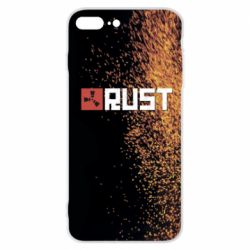 Чехол для iPhone 7 Plus Rust logo with background - PrintSalon