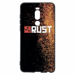 Чехол для Meizu Note 8 Rust logo with background - PrintSalon