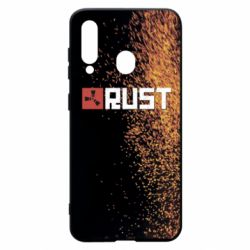 Чехол для Samsung A60 Rust logo with background - PrintSalon