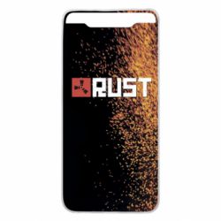 Чехол для Samsung A80 Rust logo with background - PrintSalon