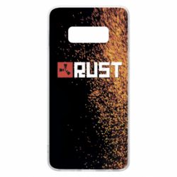 Чехол для Samsung S10e Rust logo with background - PrintSalon