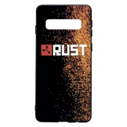 Чехол для Samsung S10 Rust logo with background - PrintSalon