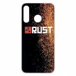 Чехол для Huawei P30 Lite Rust logo with background - PrintSalon