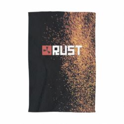 Полотенце с принтом Rust logo with background - PrintSalon