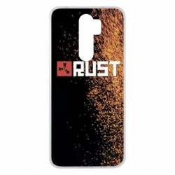 Чехол для Xiaomi Redmi Note 8 Pro Rust logo with background - PrintSalon
