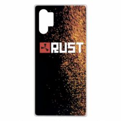 Чехол для Samsung Note 10 Plus Rust logo with background - PrintSalon
