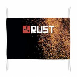 Флаг Rust logo with background - PrintSalon
