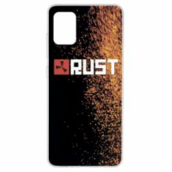 Чехол для Samsung A51 Rust logo with background - PrintSalon