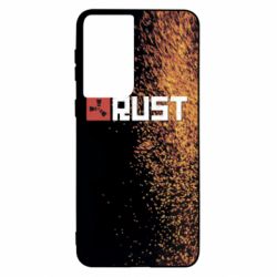 Чехол для Samsung S21 Rust logo with background - PrintSalon