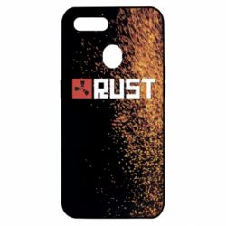 Чехол для Oppo A5s/A12 Rust logo with background - PrintSalon