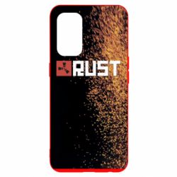 Чехол для Oppo Reno 5 4G Rust logo with background - PrintSalon