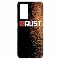 Чехол для Xiaomi Mi 10T/10T Pro Rust logo with background - PrintSalon