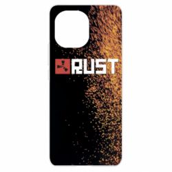 Чехол для Xiaomi Mi11 Rust logo with background - PrintSalon