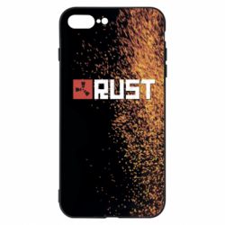 Чехол для iPhone 8 Plus Rust logo with background - PrintSalon