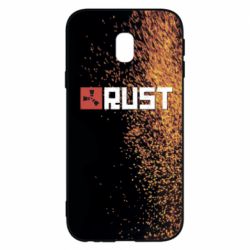 Чехол для Samsung J3 2017 Rust logo with background - PrintSalon