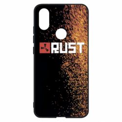 Чехол для Xiaomi Mi A2 Rust logo with background - PrintSalon