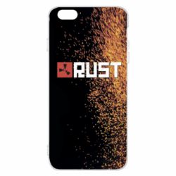 Чехол для iPhone 6 Plus/6S Plus Rust logo with background - PrintSalon