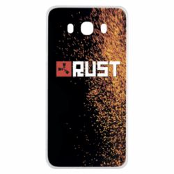 Чехол для Samsung J7 2016 Rust logo with background - PrintSalon
